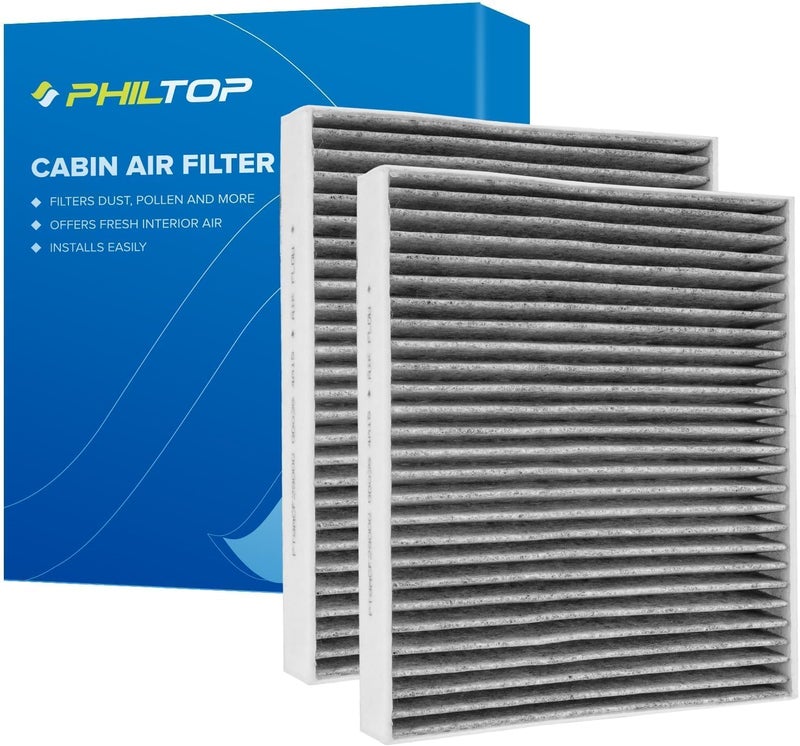 PHILTOP CF12157 Cabin Air Filter, Replacement for ES250, ES300h, ES350, NX250, NX350, NX350h, NX450h+, RX350, RX350h, CX9, Avalon, Camry, C-HR, Corolla, Crown, Highlander, Prius, RAV4, Sienna, Venza - Image 1