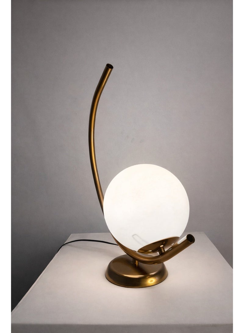 كلوك اباجورة جلوبو دي فيترو ذهبي - Image 3