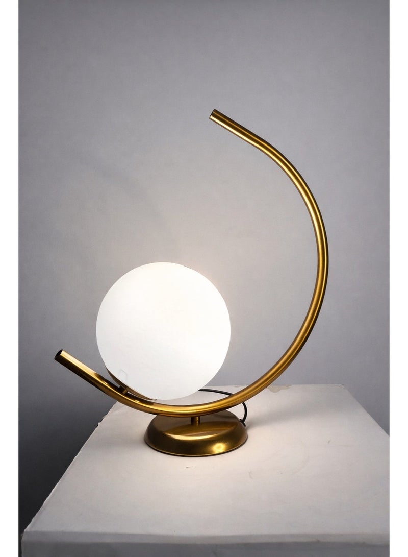 كلوك اباجورة جلوبو دي فيترو ذهبي - Image 1