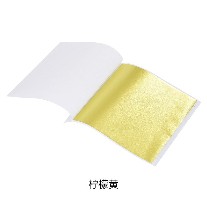 Taiwan Imitation Gold Foil 9Cm Crystal Mud Crafts Drop Glue Decoration Nail Art Imitation Gold Foil Paper Manufacturers - Image 1