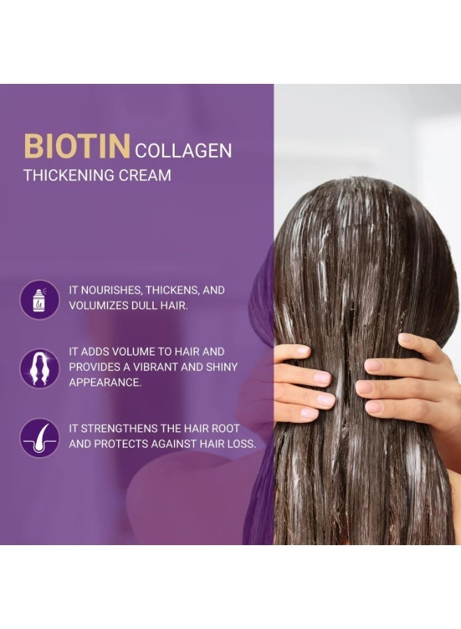 بيوكسين بلسم بيوكسين كولاجين بيوتين لتكثيف الشعر الخفيف والمتفرق، 250 مل - Image 3