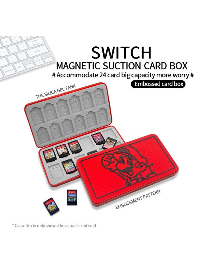 Loquat Digital Computer/game Console Protective Case Game Console Protective Shell-Product Color:Embossed Cardbox Mario Uncle  - Image 1