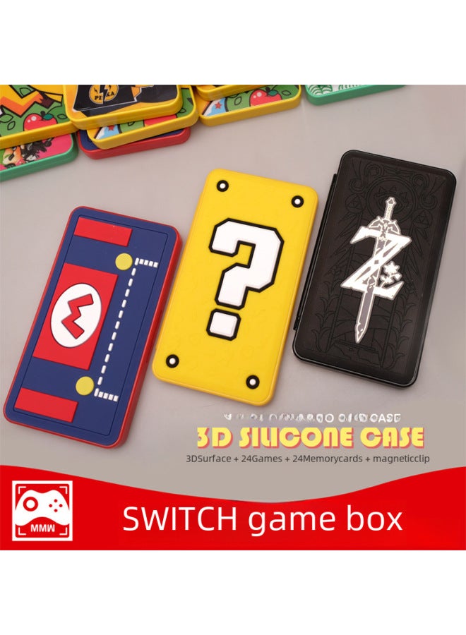 Loquat Digital Computer/game Console Protective Case Game Console Protective Shell-Product Color:Embossed Cardbox Mario Uncle  - Image 4