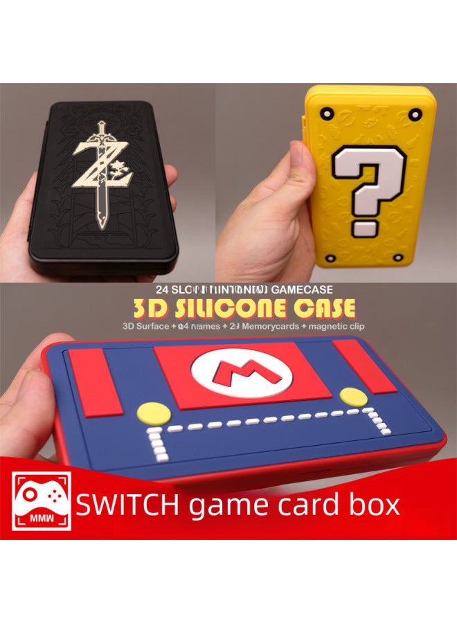 Loquat Digital Computer/game Console Protective Case Game Console Protective Shell-Product Color:Embossed Cardbox Mario Uncle  - Image 5