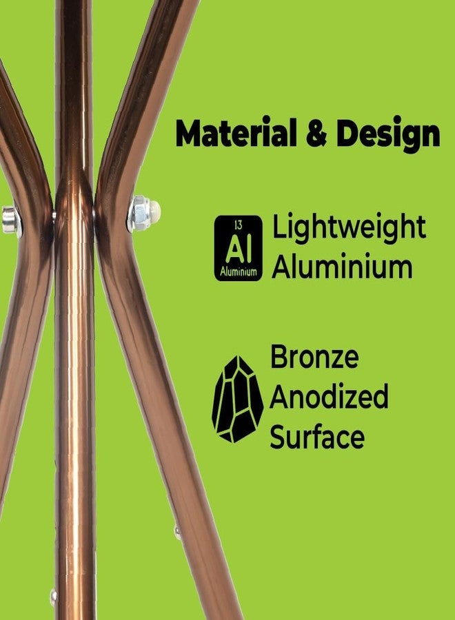 Kitwe عصا المشي Kitwe Walk & Rest | عصا مشي مريحة وقابلة لتعديل الارتفاع مع مقعد | إطار من الألومنيوم خفيف الوزن ومتين | تصميم مقاوم للخدش وصديق للبيئة لتوفير أقصى درجات الراحة والثبات. - Image 4