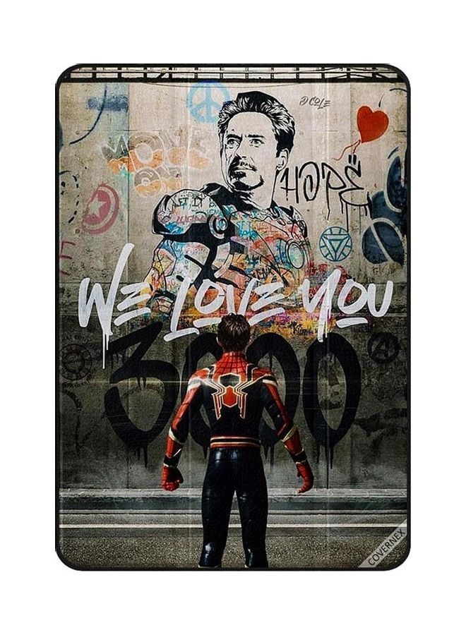 نيبمينينت غطاء حماية واقٍ بتصميم عبارة We Love You لجهاز أبل آي باد برو من الجيل الثاني متعدد الألوان