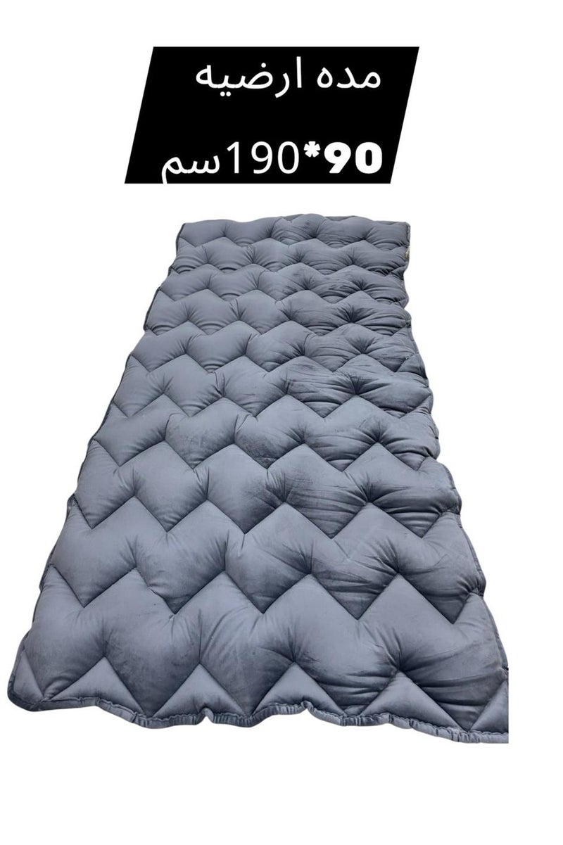 Luxury Single Sleeping Bag 190x90x6cm - Soft Polyester Fabric with Cotton Filling with Transparent Bag for Easy Carrying and Storage - Comfortable and Durable Floor Mat for Camping, Dorm Rooms, Guest Rooms, Trips - Luxury Soft Touch Foldable Mattress