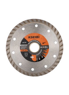 KSEIBI 7 Inch Sintered Diamond Discs Wave Turbo, Turbo Disc Cut Grind Sharpen Marble Concrete and Bricks 180mm, Super Thin Diamond Saw Blade for Cutting Porcelain Tiles, Granite, Marble, Ceramics.  - Image 1