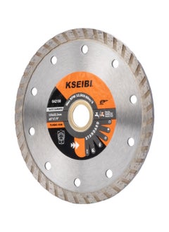 KSEIBI 7 Inch Sintered Diamond Discs Wave Turbo, Turbo Disc Cut Grind Sharpen Marble Concrete and Bricks 180mm, Super Thin Diamond Saw Blade for Cutting Porcelain Tiles, Granite, Marble, Ceramics.  - Image 2