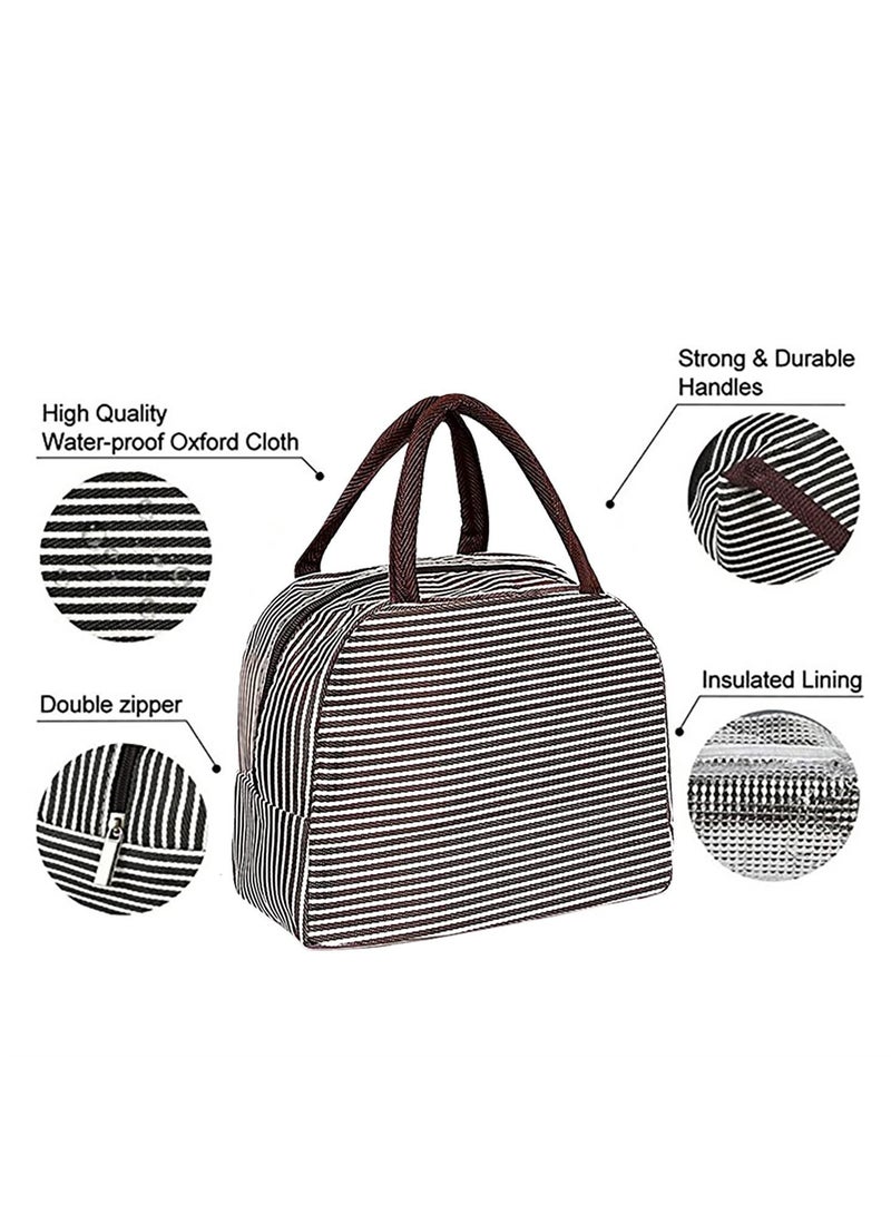 Y&D 27 PCs Bento Box Lunch Kit, Stackable 3-in-1 Compartment Japanese Set w/ Soup Cup Sauce Can, Spoon Fork, Cake Cups, Fruit Picks, Snack Bags, Leakproof Container for kids and Adults - Image 5