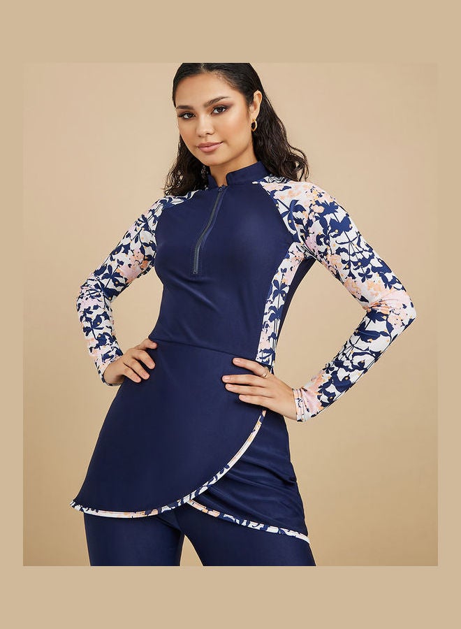 ستايلي بوركيني مطبع بزهور - Image 2