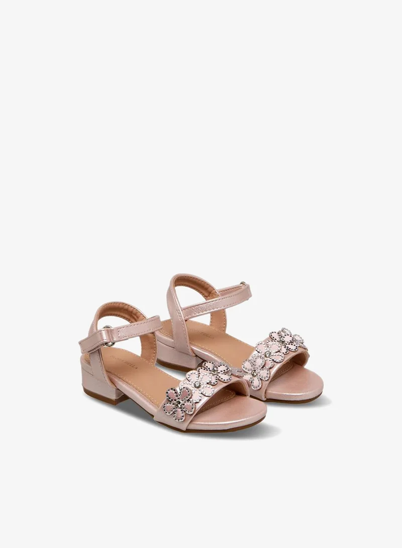 Flora Bella By Shoexpress Flora Bella Girls Block Heel Sandals Ramadan Collection