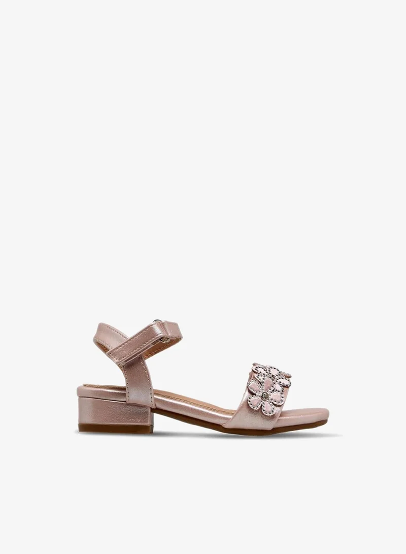 Flora Bella By Shoexpress Flora Bella Girls Block Heel Sandals Ramadan Collection