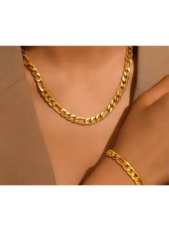 لاكجيريا سلسلة فيجارو عصرية رائعة من الستانلس ستيل للرجال و النساء (5 ملم)  - Image 2