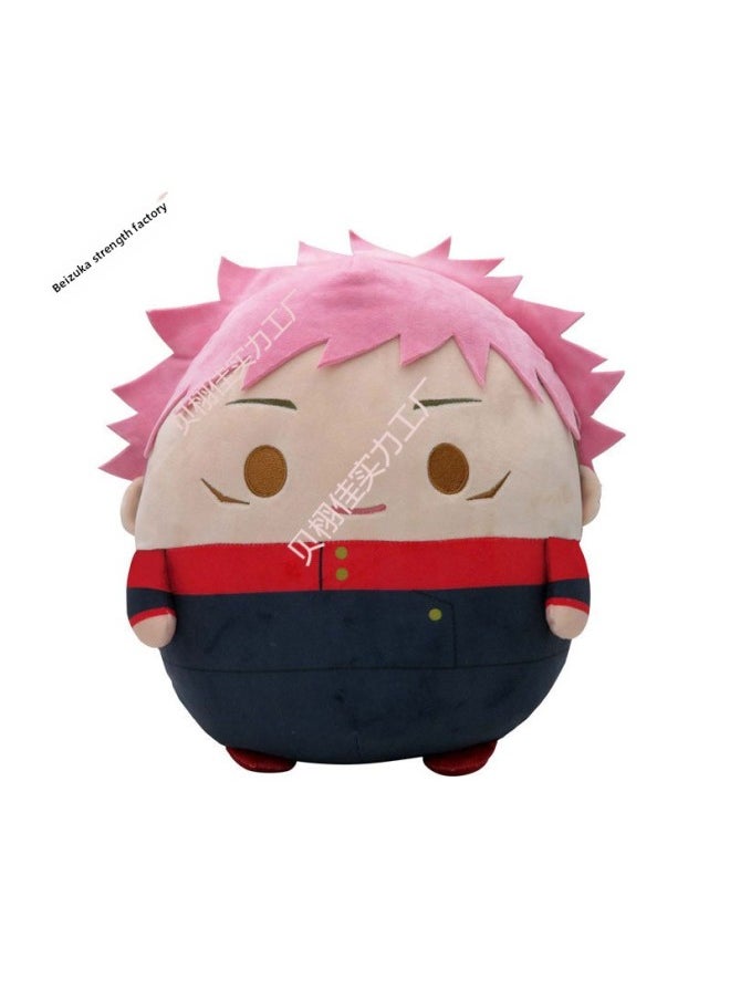 null - Spell Back To War Plush Doll Polygonum Stick You Ren Fu Hei Hui Five Enlightenment Dogs Roll Spine Seven Sea Jianren Doll-Specification:Gojo Satoru C-Colour:30cm - Image 1
