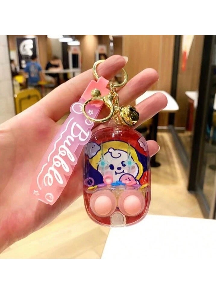 جاست فور يو سلسلة مفاتيح وميدالية بخطاف عصرية متعددة الاستخدام - Image 1