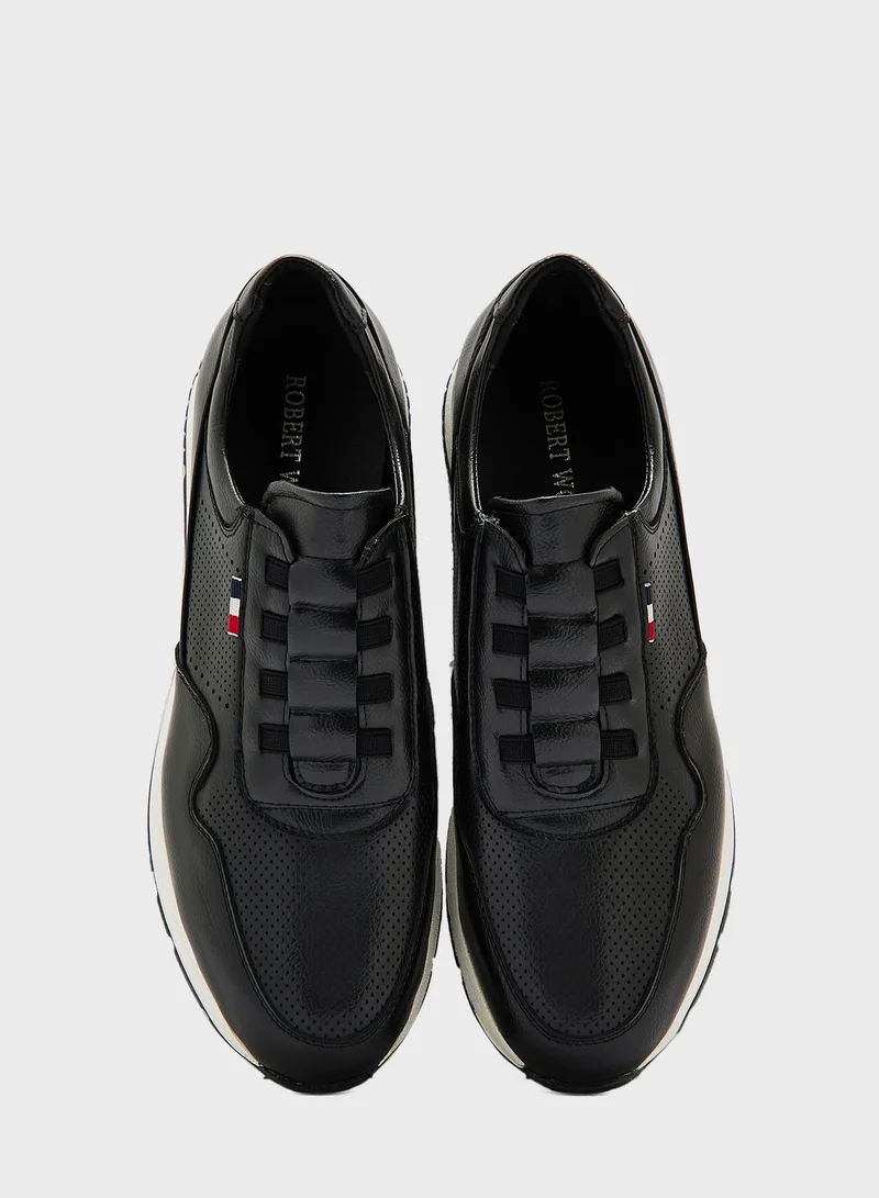 Robert Wood Webbing Loop Highlight Smart Slip Ons