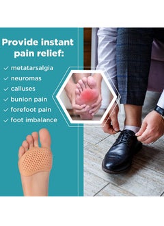 Metatarsal Pads, Silicone Toe Separators For Women, Reusable Silicone Gel Metatarsalgia Cushions Foot Pads, Breathable & Soft Toe Separators, CBeige 2Pcs - pzsku/ZDDC8E7FEEA12813F5983Z/45/_/1705910794/6bf5d573-38a6-43aa-acdc-4ce5a237c89c