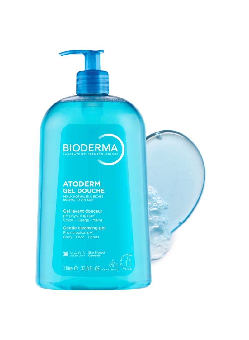Bioderma Atoderm Gel Douche Nettoyant Douceur 1000ml - Image 2