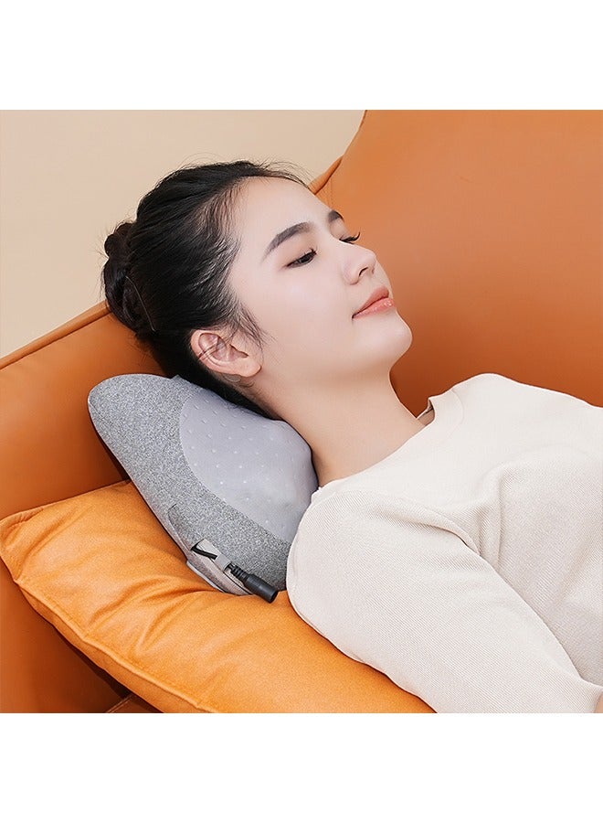 RollsTimi  Cervical Spine Massager Electric Massage Pillow Hot Compress Body Multifunctional Car Massager Back Office Lumbar Cushion - Image 4