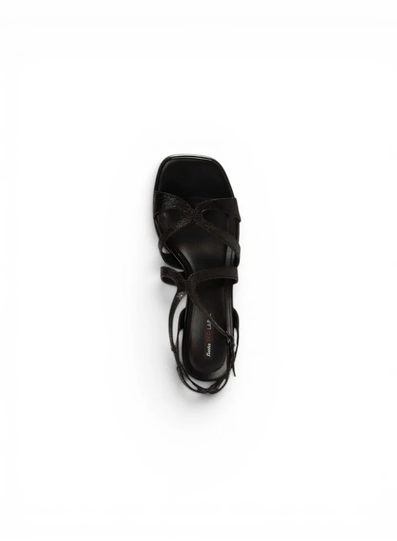 Bata Black Block Heel Multi‑Strap Sandals for Women | Best Price UAE
