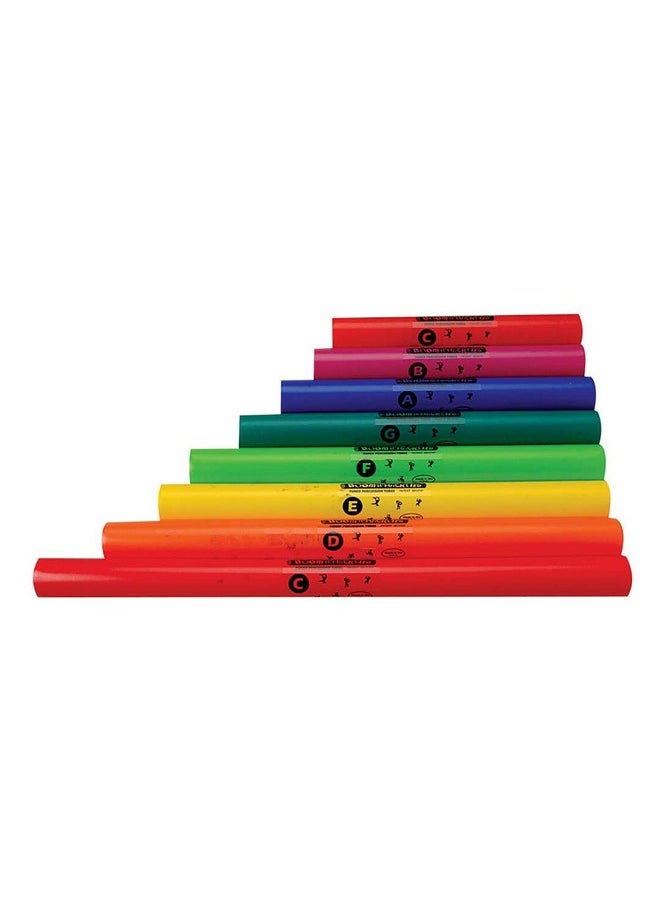 Constructive Playthings Boomwhackers Tubes Musical Sound Tube For Kids Boomwhackers Set Of 8  - Image 2