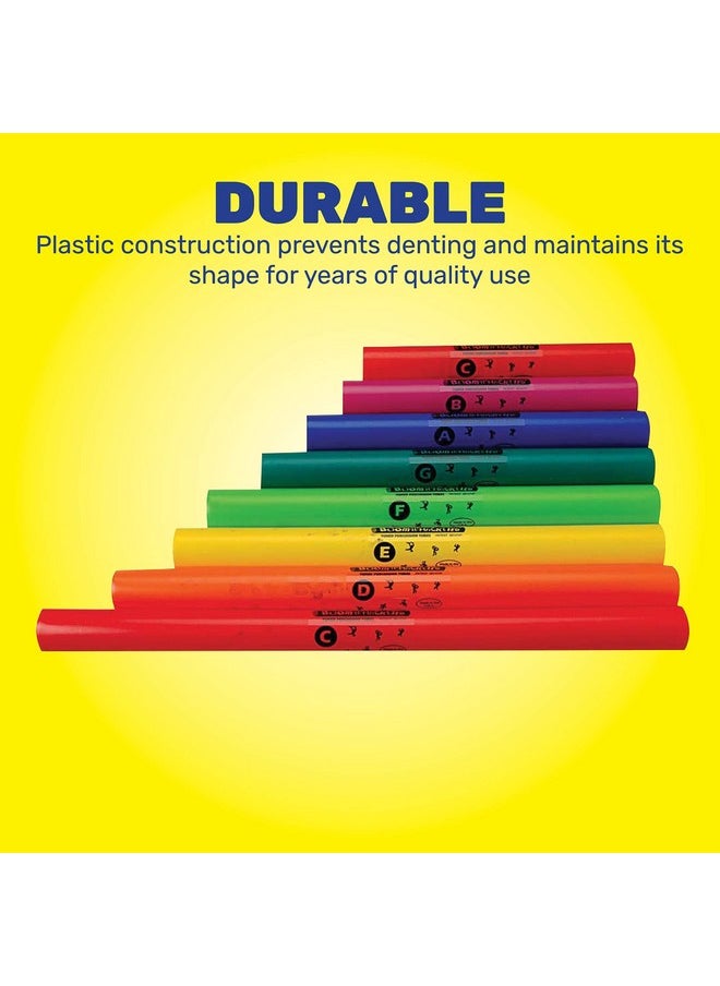 Constructive Playthings Boomwhackers Tubes Musical Sound Tube For Kids Boomwhackers Set Of 8  - Image 3