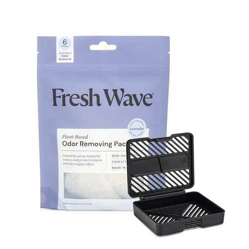 Fresh Wave Lavender Odor Eliminating Deodorizing Packs Bag of 6 Fresh Pod Case Safer Odor Relief for Small Spaces Natural PlantBased Odor Eliminator Odor Absorbers for Home - Image 2