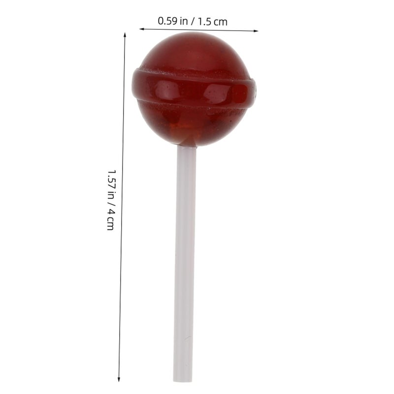 Realistic Simulation Lollipop Models 12Pcs Decorative Candy Props for Wedding Birthday Party - Image 3