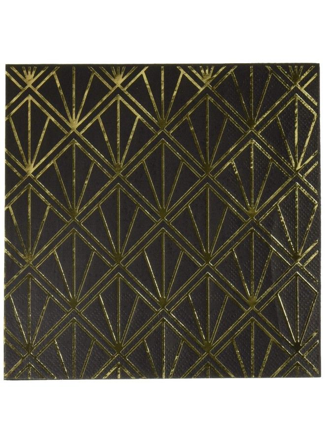 Amscan Glitz & Glam Paper Party Napkins 6 1/2" X 6 1/2" ; Pack Of 16 - Image 2