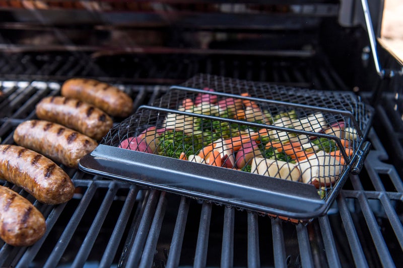 Char-Broil Non-Stick Grill Basket, Black,Silver - Image 4