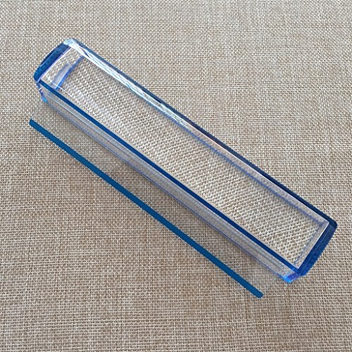 VISIONU 8 Inch Magnifier with Reading Tracking Line, Blue Raised Dome - 5X Magnifying Glass，Magnifier Bar for Reading and Precision Work with Magnifying Ruler - Image 5
