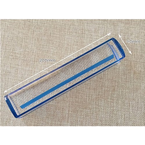 VISIONU 8 Inch Magnifier with Reading Tracking Line, Blue Raised Dome - 5X Magnifying Glass，Magnifier Bar for Reading and Precision Work with Magnifying Ruler - Image 3