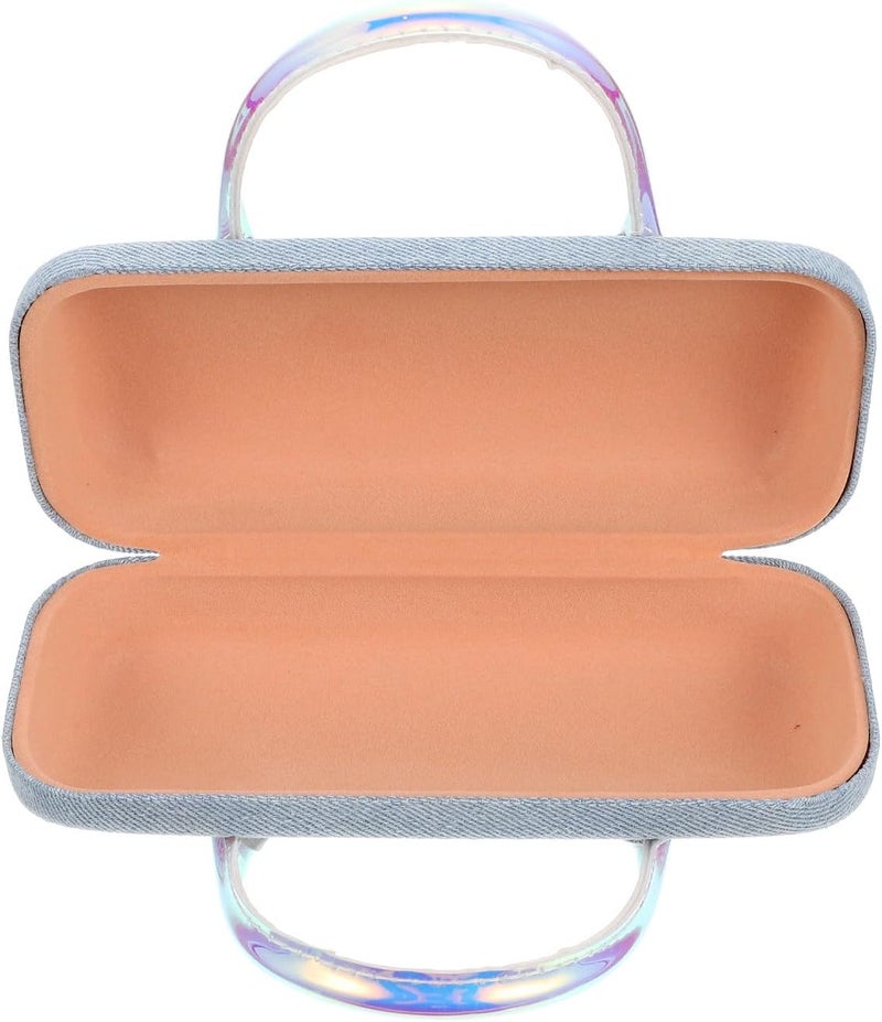 Glasses Case Cartoon Pattern Portable PU Leather Handheld Sunglasses Box for Travel Eyeglass Storage Holder High-Grade Protective Case - Image 1