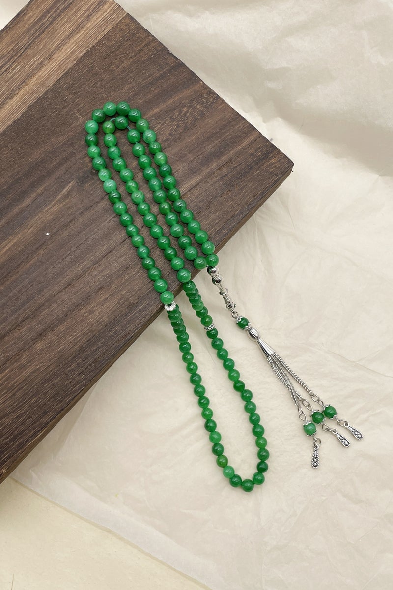 Islamic agate prayer beads 6mm 99 pieces handcrafted by Muslims - Image 2