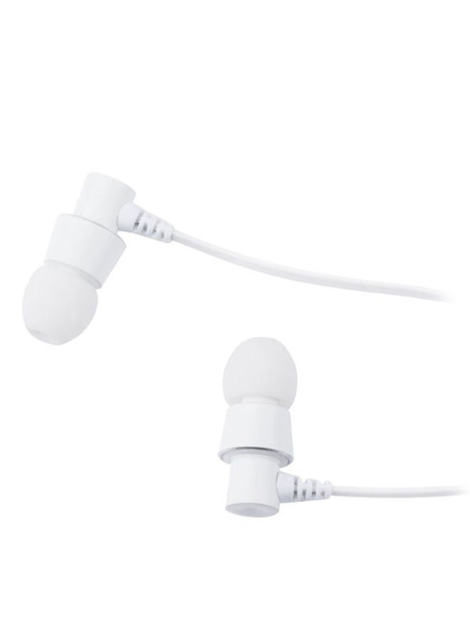NIBEMINENT In-Ear Earphone White - Image 1
