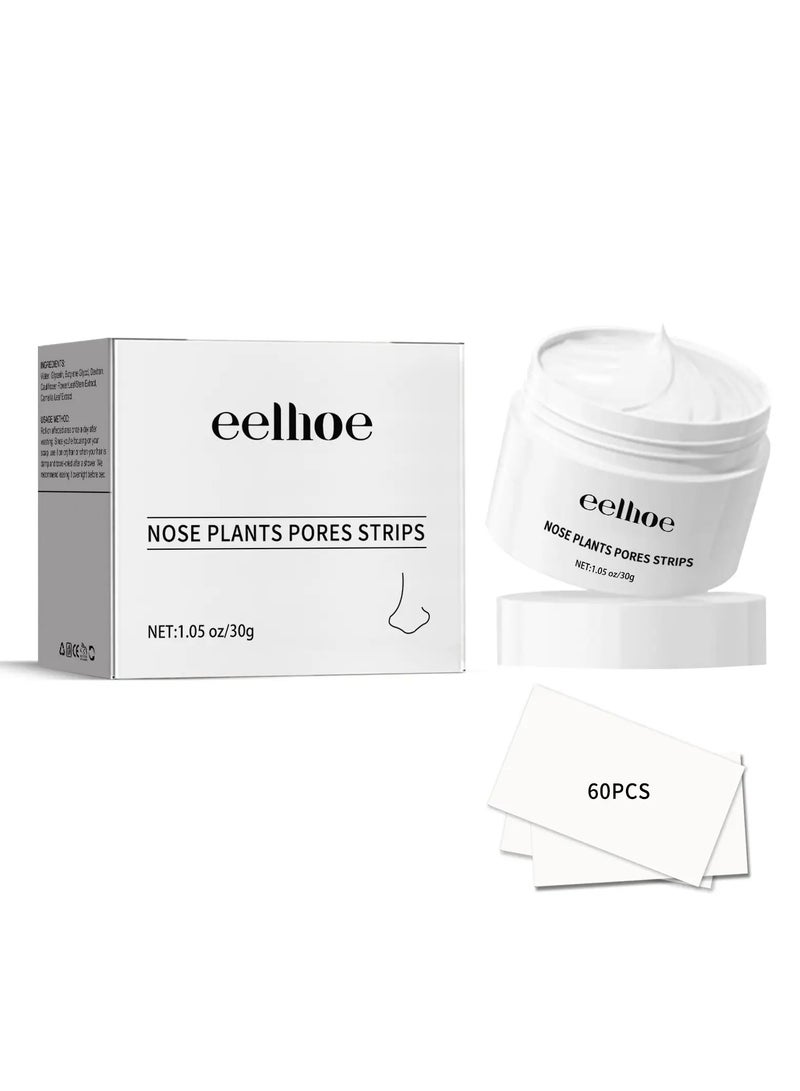 EELHOE Nose Plants Pore Strips, Deep Cleaning And Shrink Pores, Absore Grease, Remove Blackheads Nose Patch 30g - Image 2