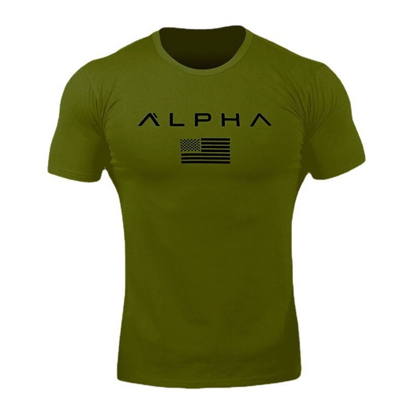 Supply Of New 3D Fitness Clothes Men'S T-Shirt Men'S Sports Outdoor Running Training Quick-Drying Round Neck Short Sleeve - Image 4