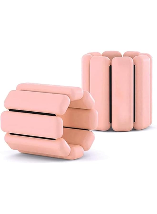 Bluejw Adjustable Wrist Ankle Weights for Women Wearable Strong Arm & Leg Weights Set of 2(1 Lb Each) Wrist Weights Set for Pilates Walking Yoga Dance Barre Gym - Image 1