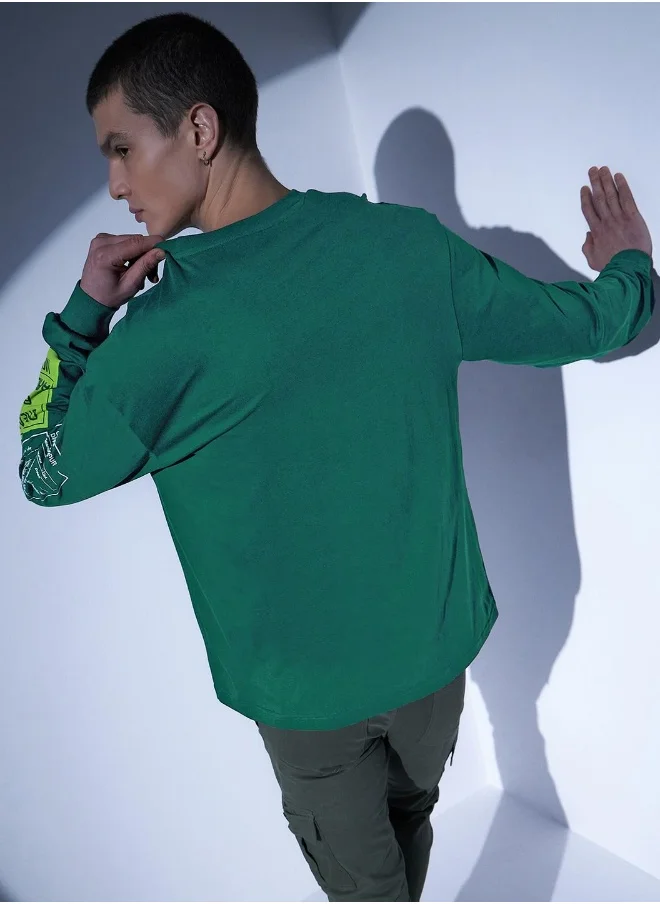 هوبرهولمي Forest Green T-Shirt For Men