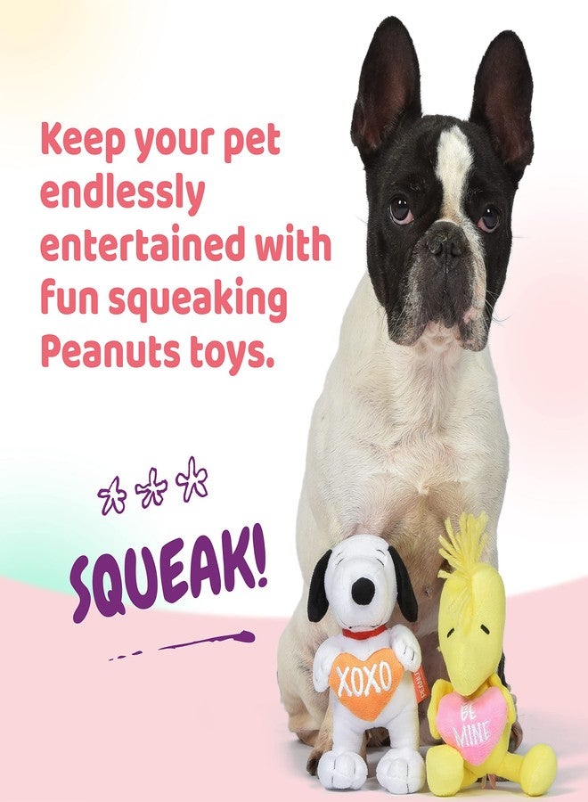 Peanuts for Pets Dog Toys Snoopy 2pc Plush Squeakers| 6” Snoopy & Woodstock Love Plush Squeakers Collection Pet Toys Toy for Dogs Snoopy & Woodstock Stuffed Animal 6 inch, (FF19759) - Image 4