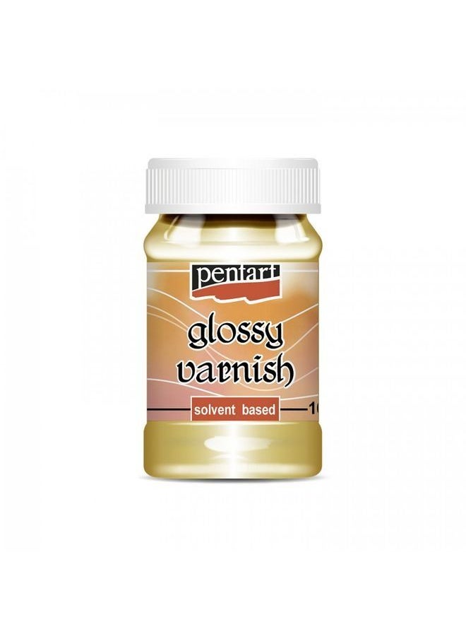 Pentart - Glossy varnish, solvent based 100ml - Image 1