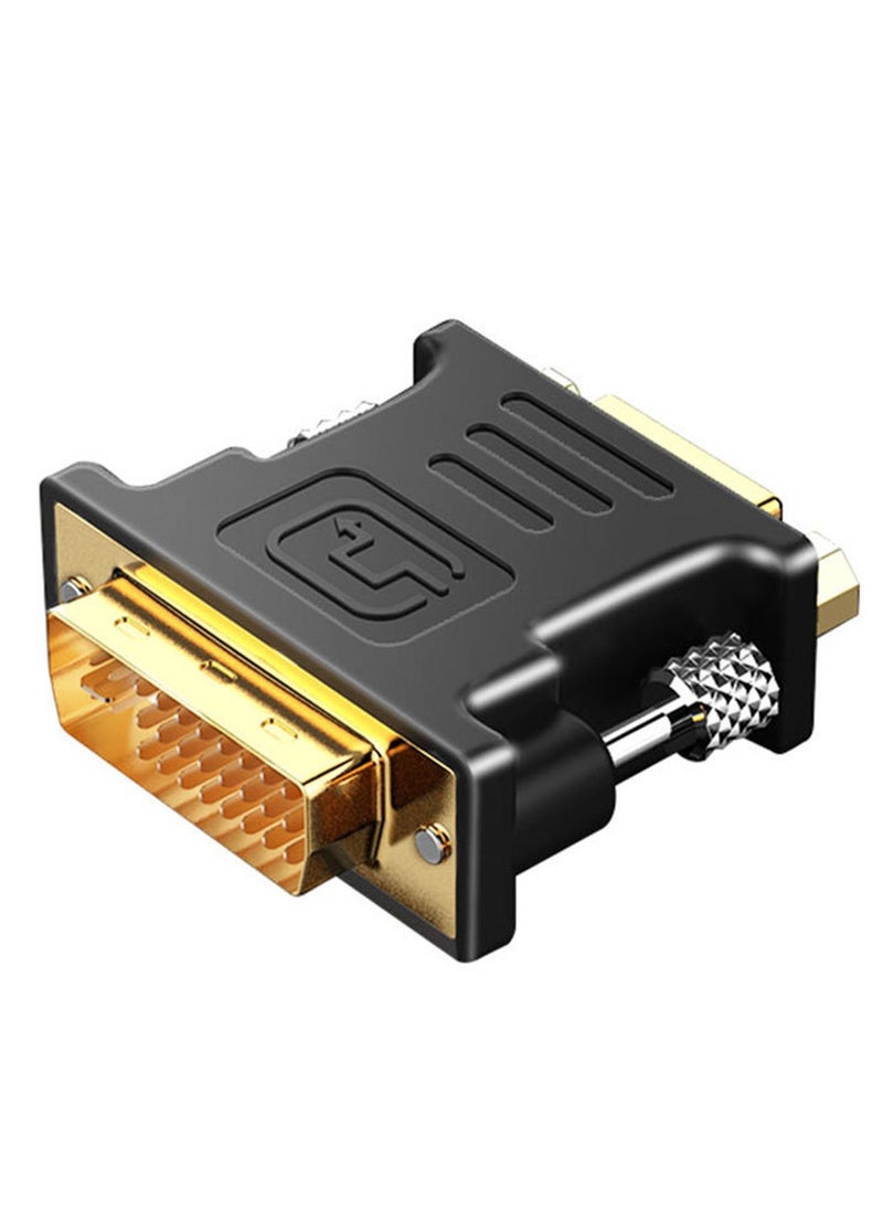Generic DVI to VGA Adapter DVI-I 24+5 to VGA Converter Supports 1920x1080 DVI Male to VGA Female Adapter  - Image 1