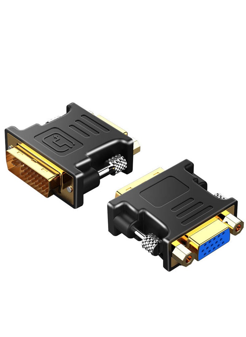 Generic DVI to VGA Adapter DVI-I 24+5 to VGA Converter Supports 1920x1080 DVI Male to VGA Female Adapter  - Image 2
