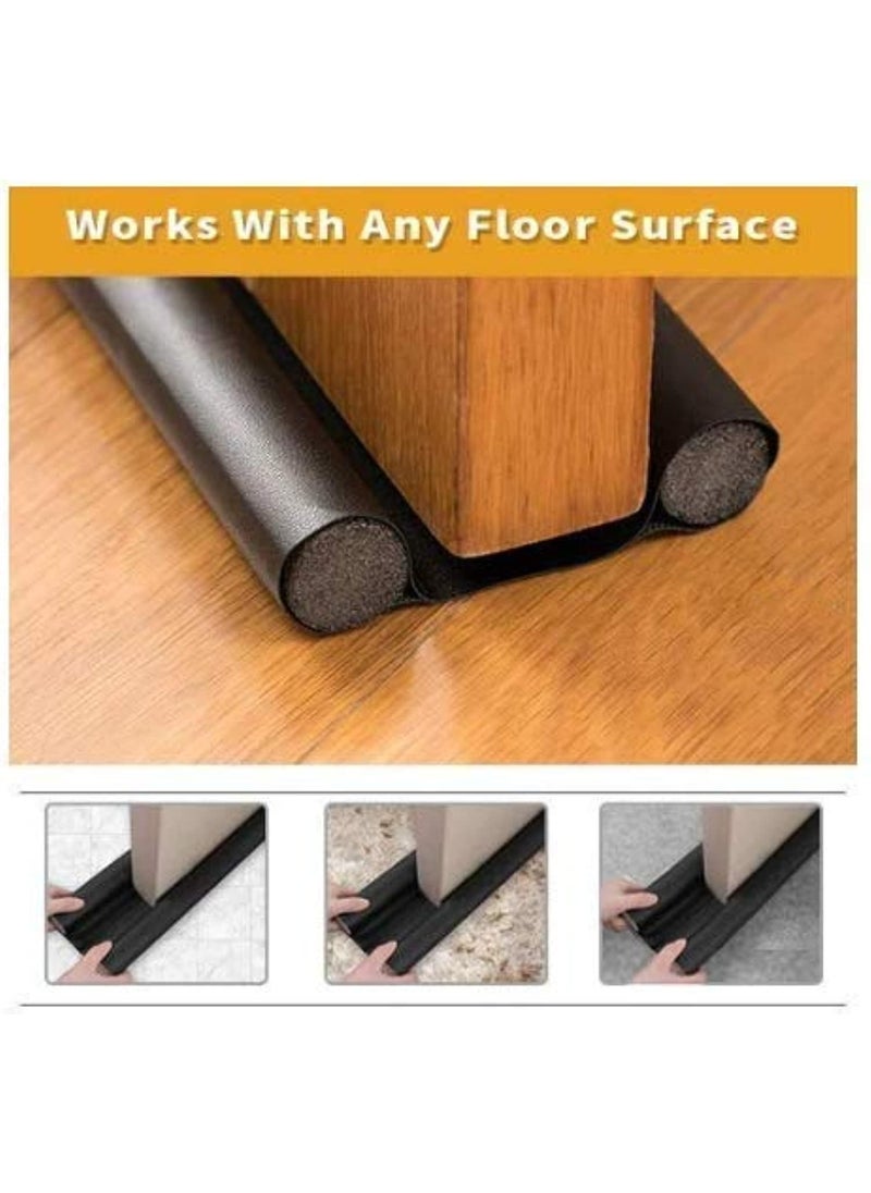 Pamidhar Pamidhar Door Bottom Sealing Strip Under Door Fabric Twin Draft Guard Cover Stop Light Dust Cool Air Escape Protector Noise Reduction Soundproof for Home and Bedroom Multicolor  - Image 2