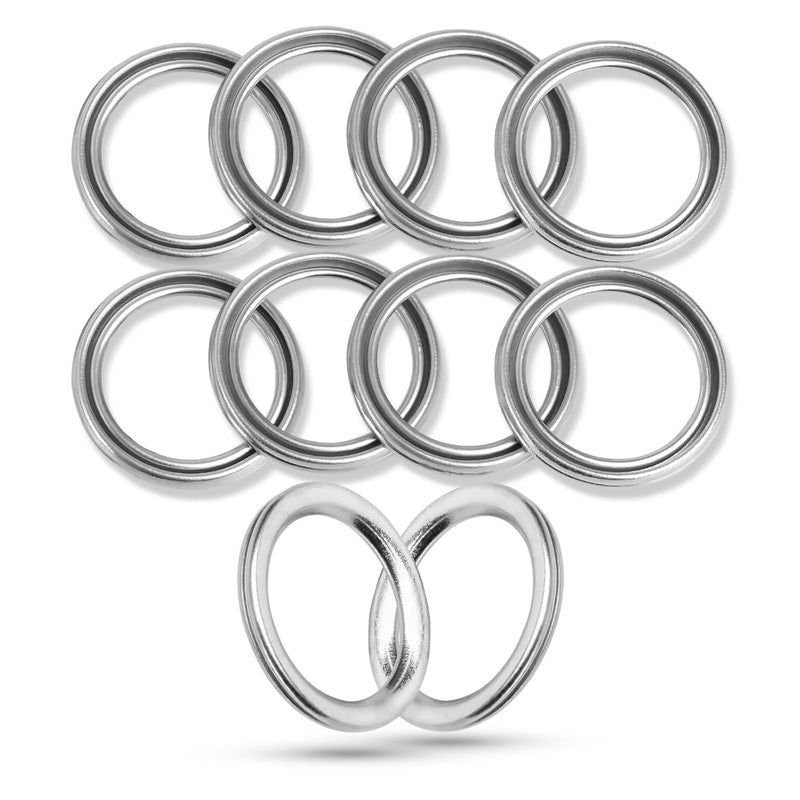 AOIT 10 Pcs Front and Rear Differential Fill and Drain Plug Crush Washers Gasket Compatible with 4Runner T undra T acoma S ienna FJ Cruiser Land Cruiser, Replacement for The Part# 12157-10010 - Image 1