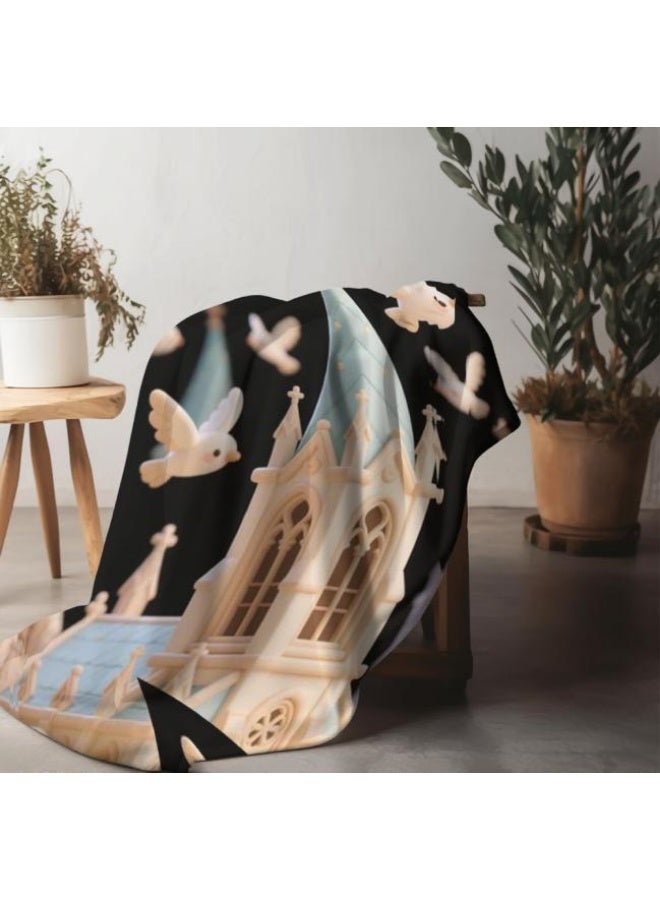 عام بطانية رقيقة من الفانيلا الكرتونية للأطفال والرضع (دافئة ومريحة، ومناسبة للنوم والألعاب) 70 سم * 100 سم - Image 4