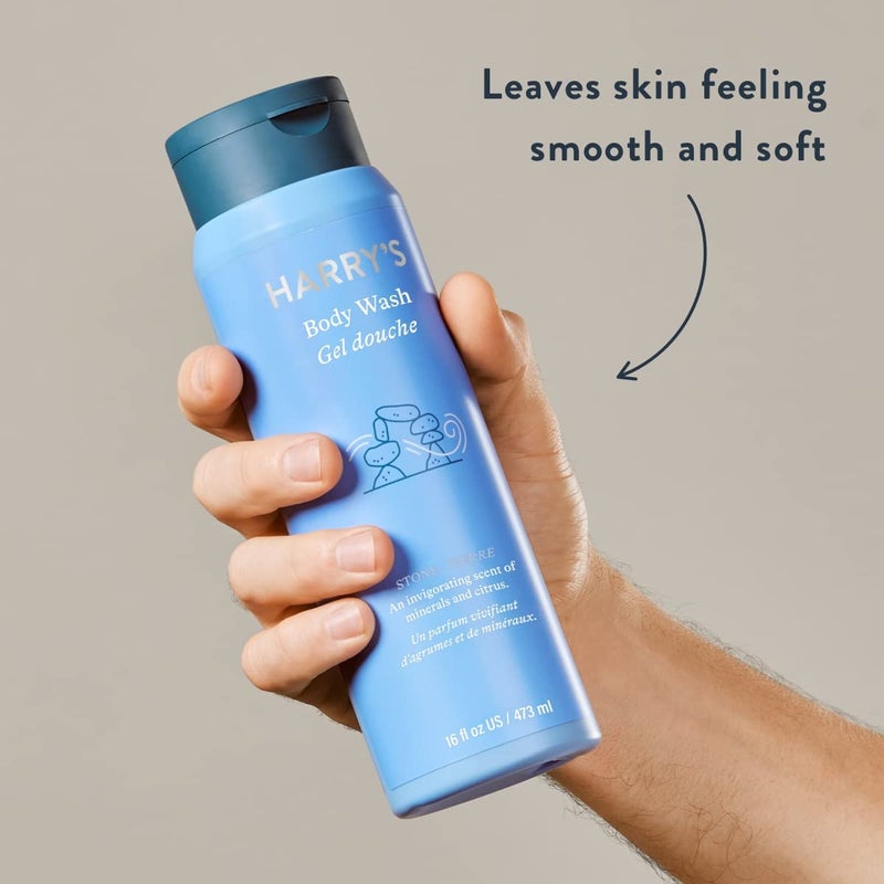 Harry's Men's Body Wash Shower Gel - Stone, 16 Fl Oz (Pack of 4) - Packaging May Vary - Image 5