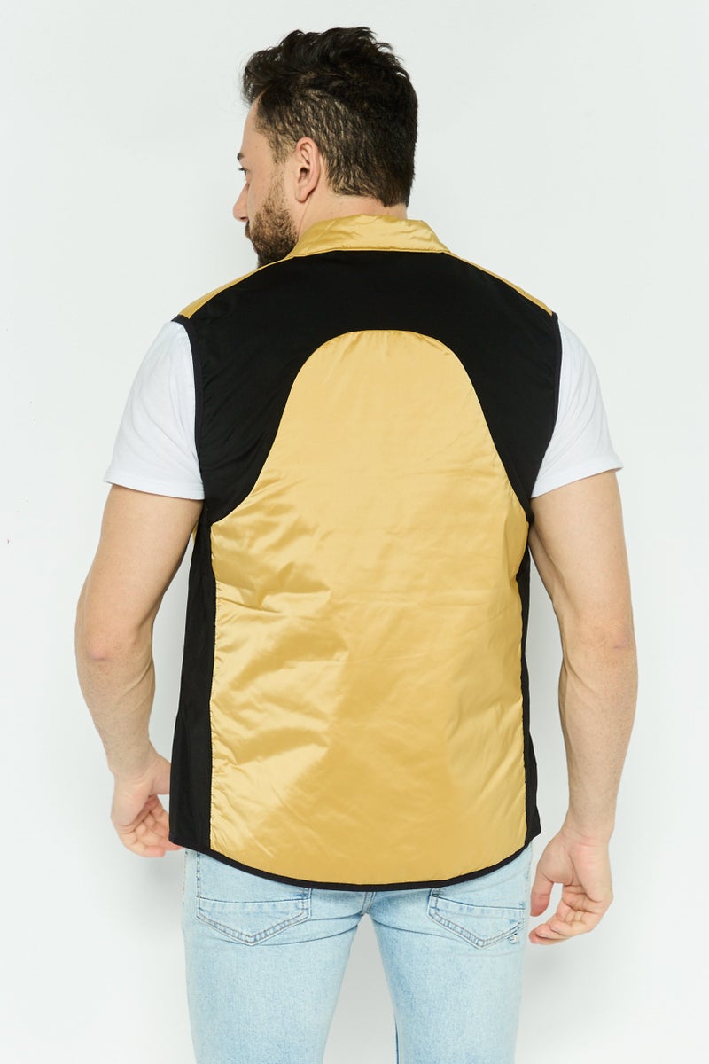 Lyle & Scott سترات صدر للرجال بشعار العلامة التجارية، تان - Image 4