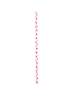 Restaurantware Restaurantware-5.9 Inch Cake Pop Sticks, 100 Sturdy Disposable Lollipop Sticks - Attractive , Premium Red Hearts Paper Dessert Pop Sticks, For Mini Desserts And Treats, For Cafes or Homes  - Image 1